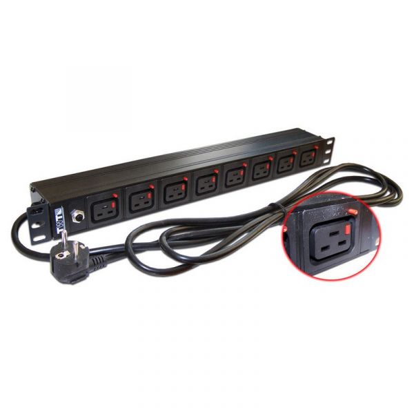 Блок распределения питания Lanmaster TWT-PDU-16A8C9L-3.0