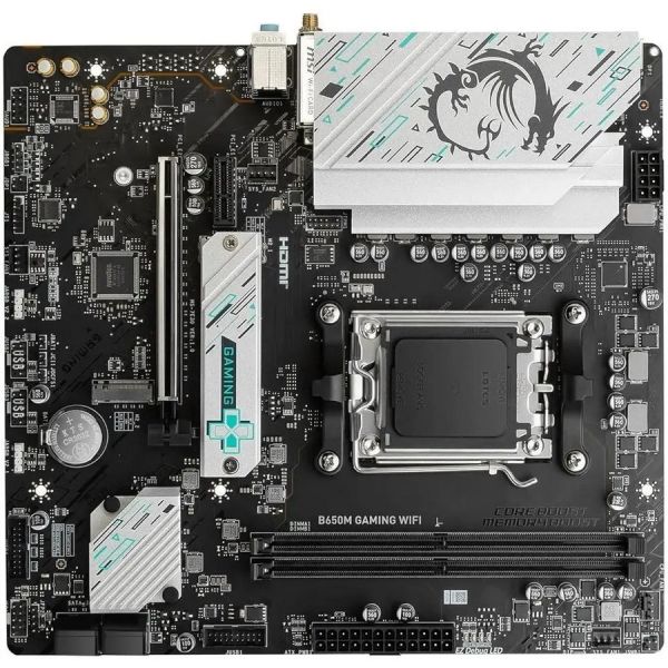 Материнская плата MSI B650M GAMING WIFI SocketAM5, AMD B650, mATX, Ret