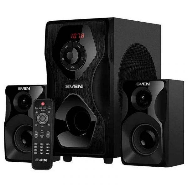 Портативная колонка Sven MS-2055 2.1 черный