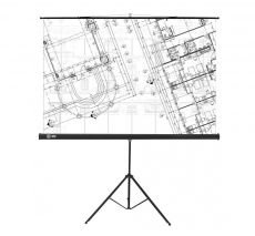 Экран для проектора Cactus Triscreen CS-PST-127X127 напольный